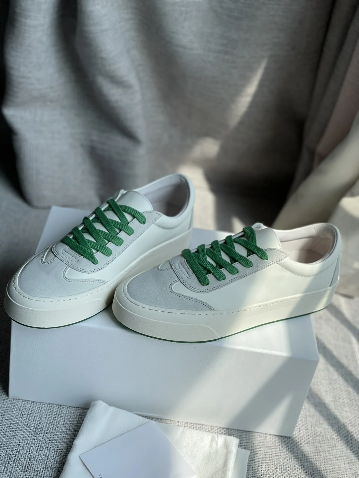 Women Shoes The Marley Leather Suede Sneakers Real Photos