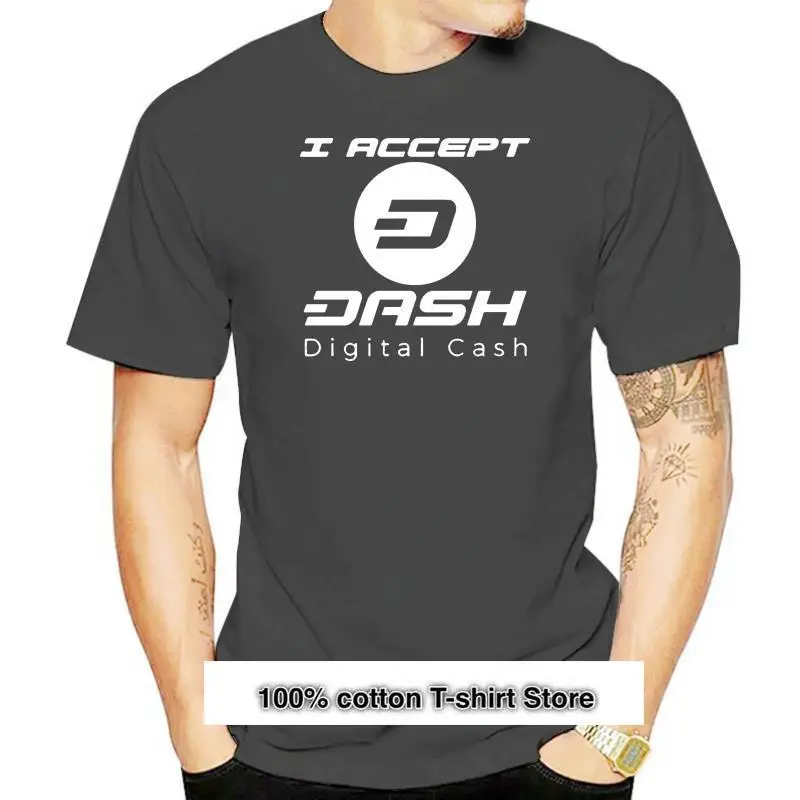 

Camiseta de moda para hombre I Aceept Dash Digital, camisa de dinero en efectivo