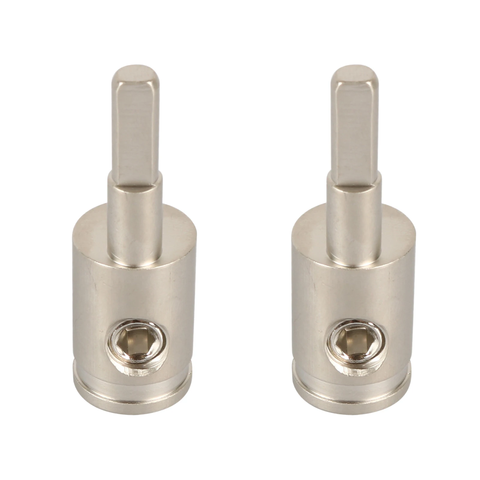 

1pair Electric Easy Install Power Reducer Connector Accessories Car Audio Wire Terminal Lightweight Motorcycle 4GA To 8GA Brass