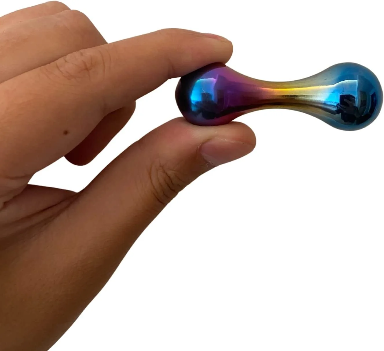 Sandalwood Cool Titanium Alloy Bone Fingertip Top Baole Bead Begleri Fidget Toy Knucklebone EDC Антистресс Аутизм СДВГ