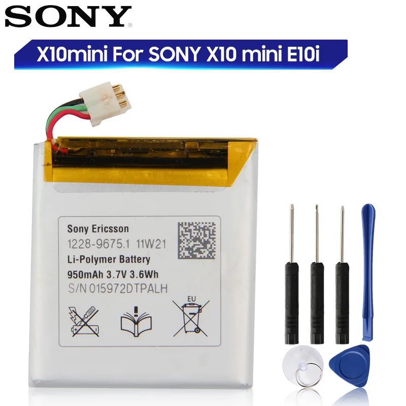 Оригинальный запасной аккумулятор Sony для SONY X10MINI E10i X10 mini оригинальный телефона 950