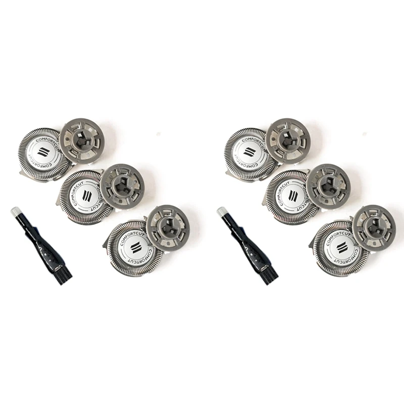 

6 шт. SH30 сменные головки лезвия бритвы для серии 1000 2000 3000 S738 SH50 S510 S511 S512 S520 PT720 PT860