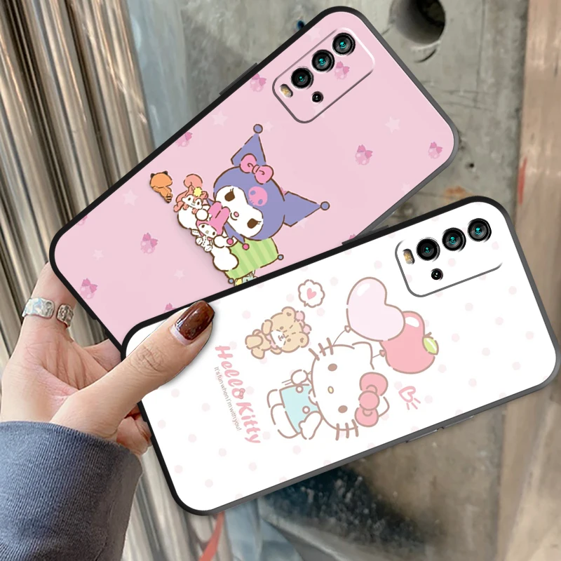 Чехол для телефона с японским аниме Kuromi Xiaomi Redmi Note 10 Pro MAX 10T S 5G мягкий чехол унисекс