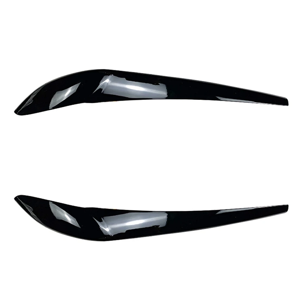 

Глянцевые черные автомобильные фары для бровей, век, Обложка для ресниц, головка, наклейки для лампы для-X3 F25 X4 F26 2014-2017