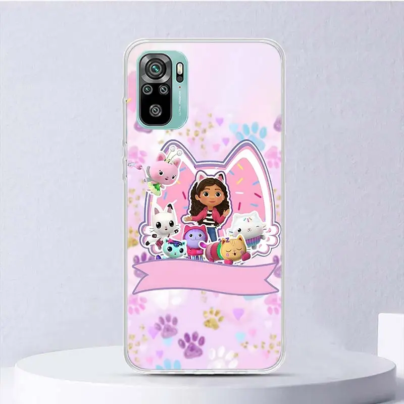 Мягкий чехол с рисунком кукольного домика Габби для Xiaomi Redmi Note 14 13 12S 11S 10S 12 11 10