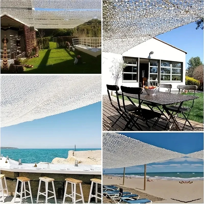 Большая камуфляжная сетка белого цвета 4 м * 5 6 7 8 10 5x5 6x6 Камуфляжная