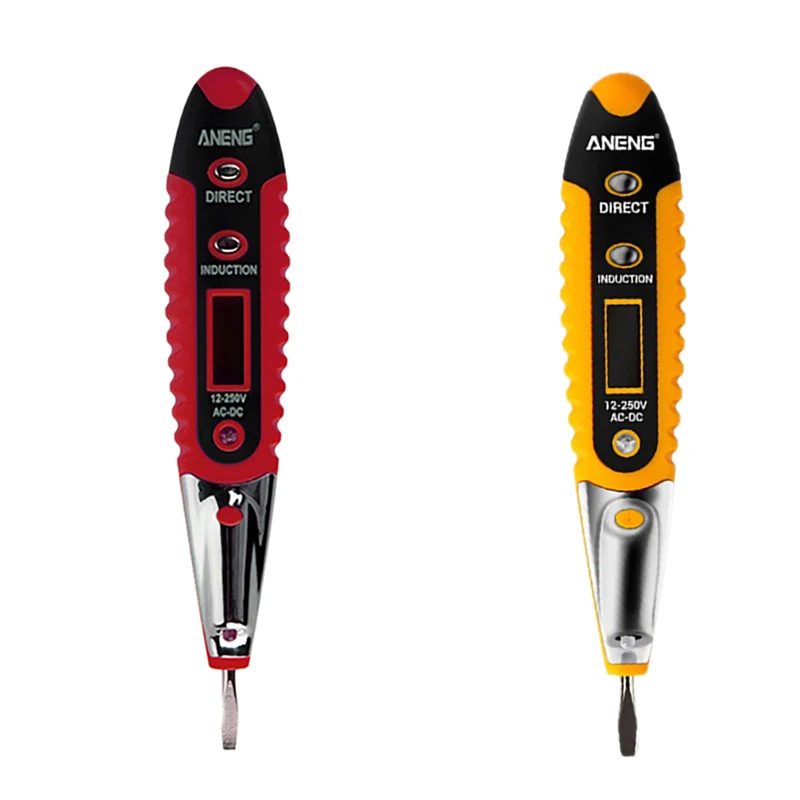 

Тестер напряжения ANENG, цифровой индукционный Электрический тестер со светодиодным индикатором