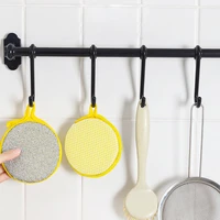 5pcs double side dishwashing sponge pan pot dish wash sponges household cleaning tools kitchen tableware dish washing brush