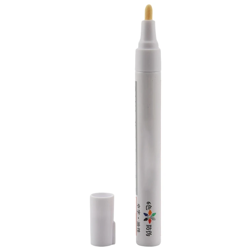 

6X White Permanent Car Tyre Tire Metal Paint Pen Marker