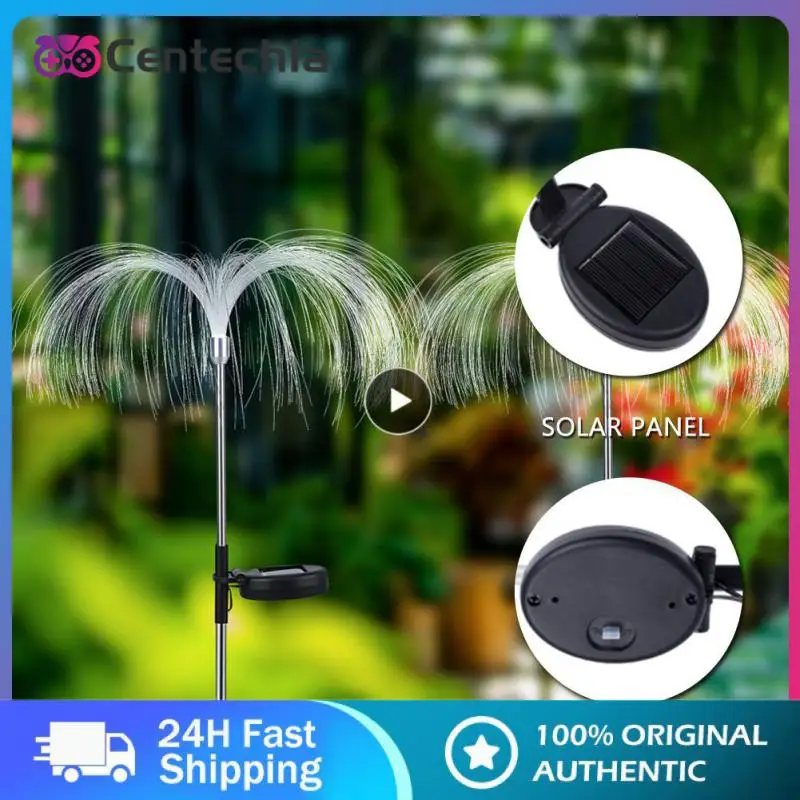 

Solar Jellyfish Lamp Waterproof Christmas Lights Outdoor For Garden Patio Decoration Flash Pathway Firework Light