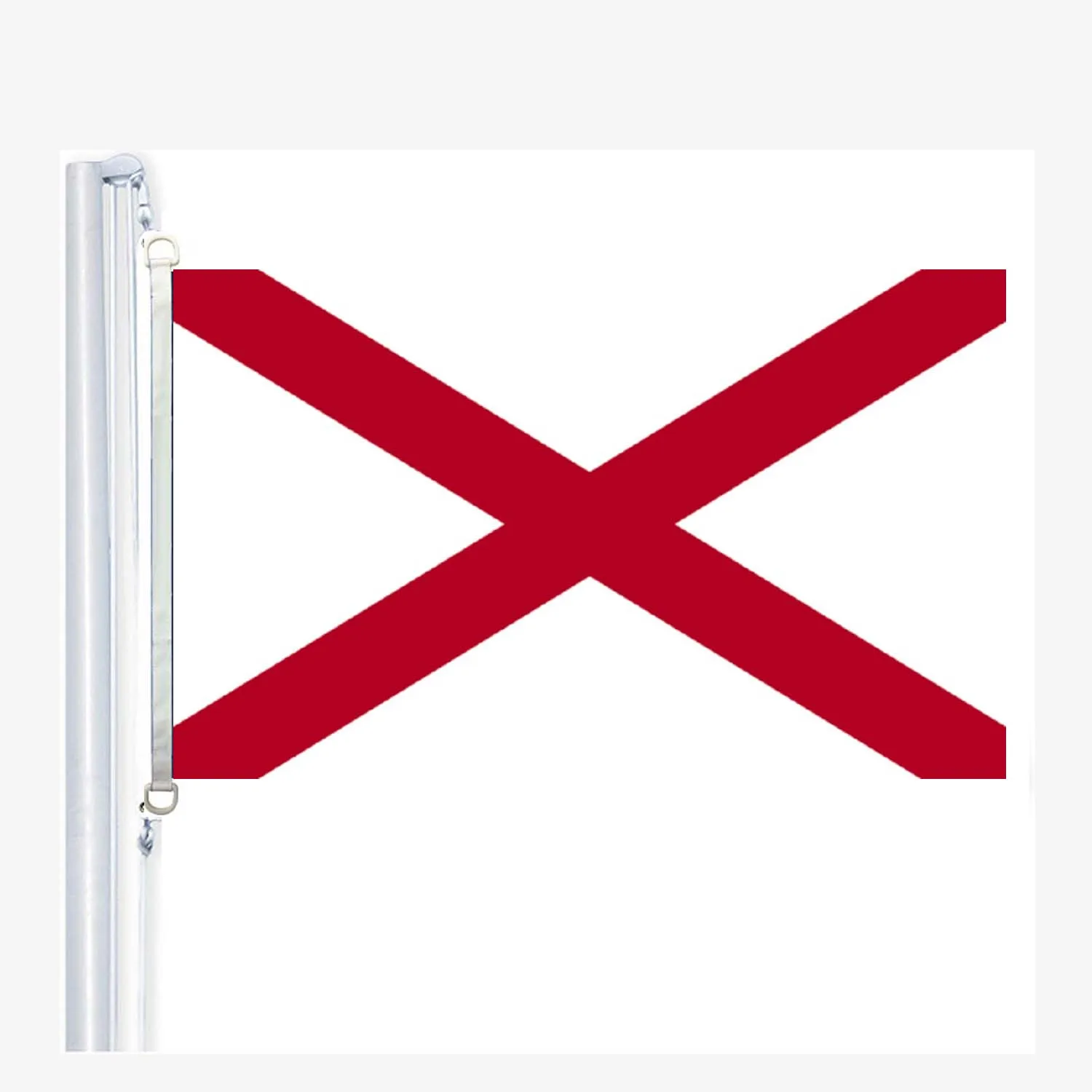 

Alabama State Flags 90 x 150 cm, 100 % Polyester, Digitaldruck
