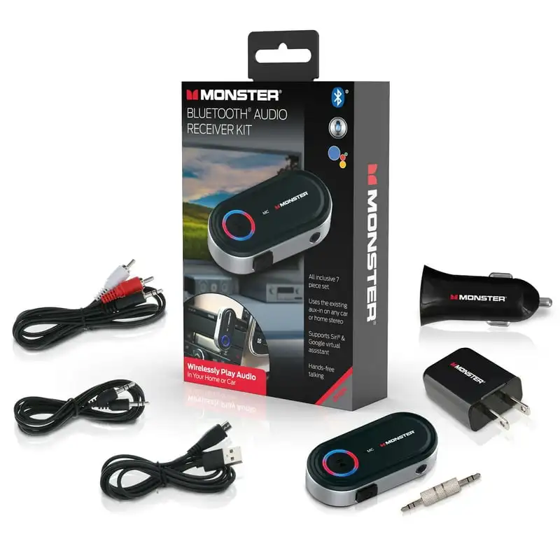 

Auxiliary Audio Receiver Kit with Voice Control, 7 Pieces
