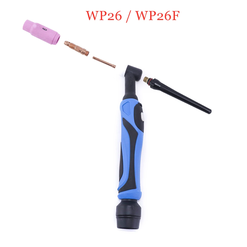 200A TIG Welding Torch WP26 WP26F WP26V WP26FV GTAW Argon Air Cooled Gas Valve Remote Control Gas Tungsten Arc Welding Gun images - 6