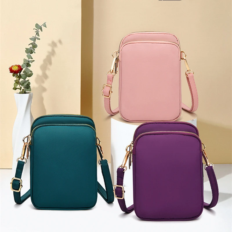 

Модная женская сумка через плечо на молнии, женская сумка на плечо, Женская многофункциональная сумка, Кошелек на запястье, новинка 2023, спортивный кошелек