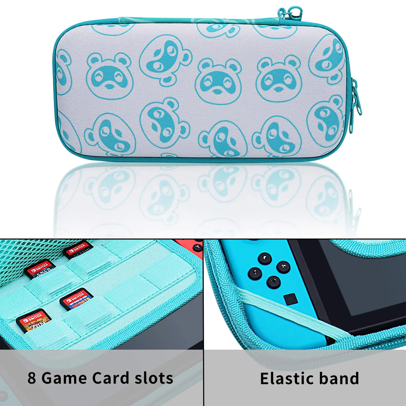 

Пересечение животных, енот, Nintendo, переключатель Oled, переноска чехол, высококачественный аксессуар EVA, защитный переключатель, сумка для хранения