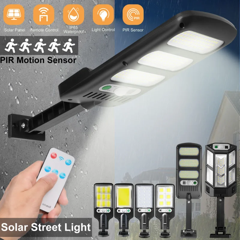 

[Flash Deal]2200W LED Solar Wall Light Motion Sensor Outdoor Garden Security Street Lamp USA[US Stock]