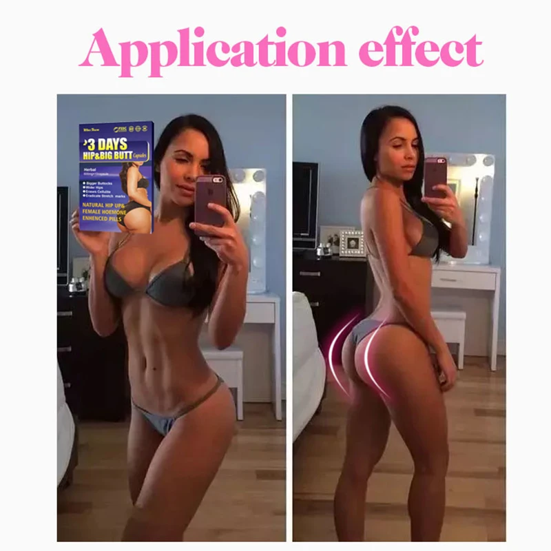 

Herbal tea capsules, 2 packs, to strengthen buttocks, firm hips