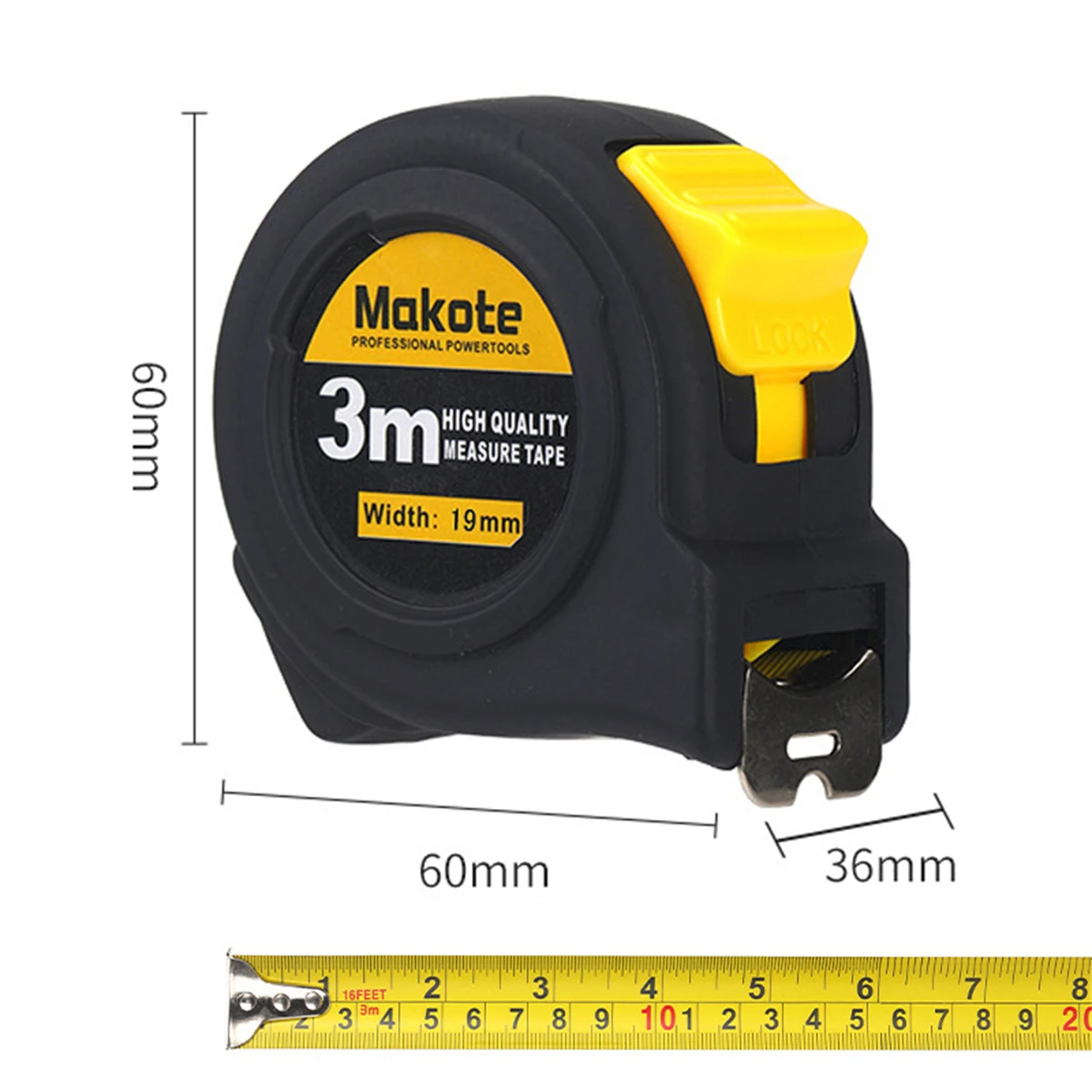 

Стальная рулетка Bosch 3м/5м/7,5м/10м