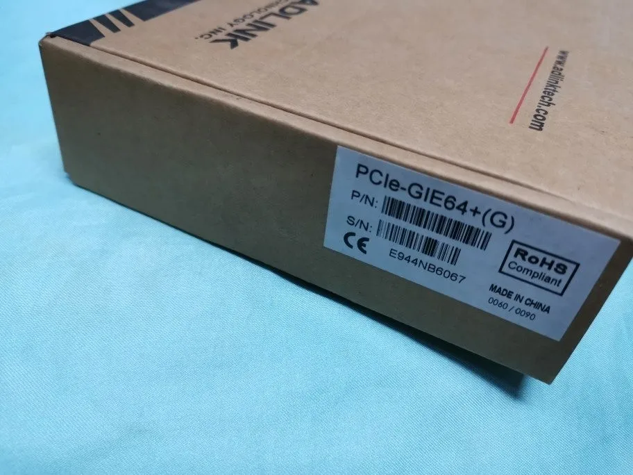 Новая карта захвата изображения ADLINK PCIe-GIE64 + промышленная камера PCIe PoE 4-портовая