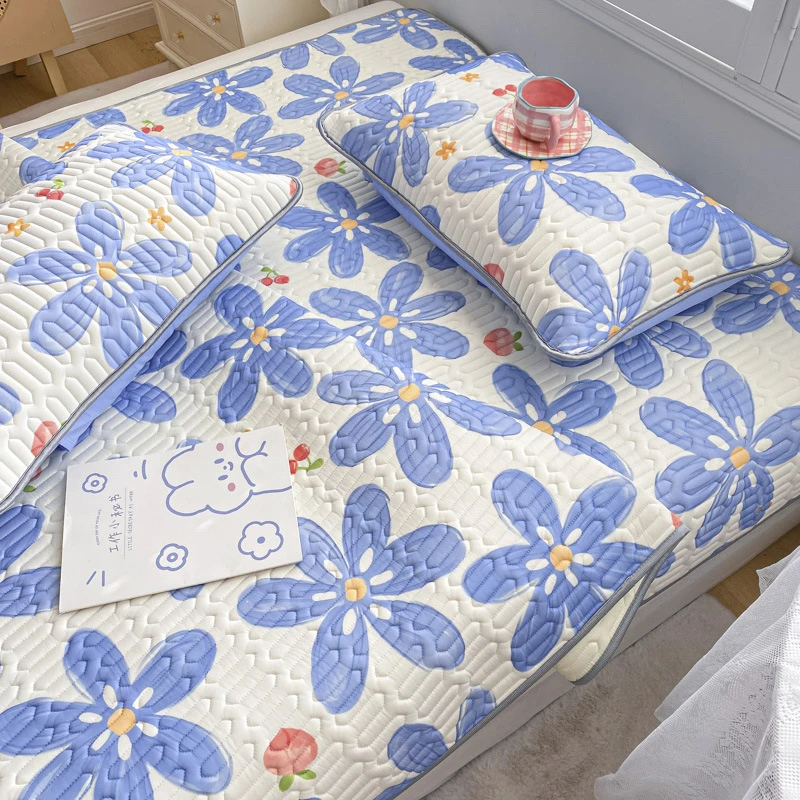 Постельный коврик с принтом для летнего сна охлаждающий Комплект постельного