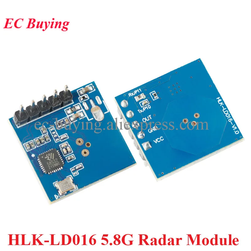 

HLK-LD016 5.8G Radar Module for Human Body Move Object Detection Sensor Module LD016 Based on FCC CE RS SRRC
