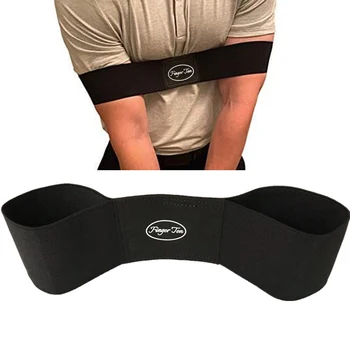 Hot Sale Professional Elastic Golf Swing Trainer Arm Band Belt Gesture Alignment Training Aid for Practicing Guide 2