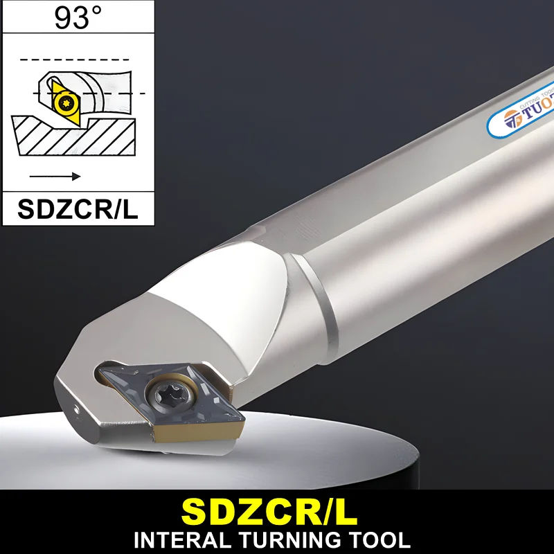 TUOZ SDZCR SDZCL 93 ° Токарный станок S10K S12M S16Q S20R S25S SDZCR07 SDZCL07 SDZCR11 Внутренние токарные
