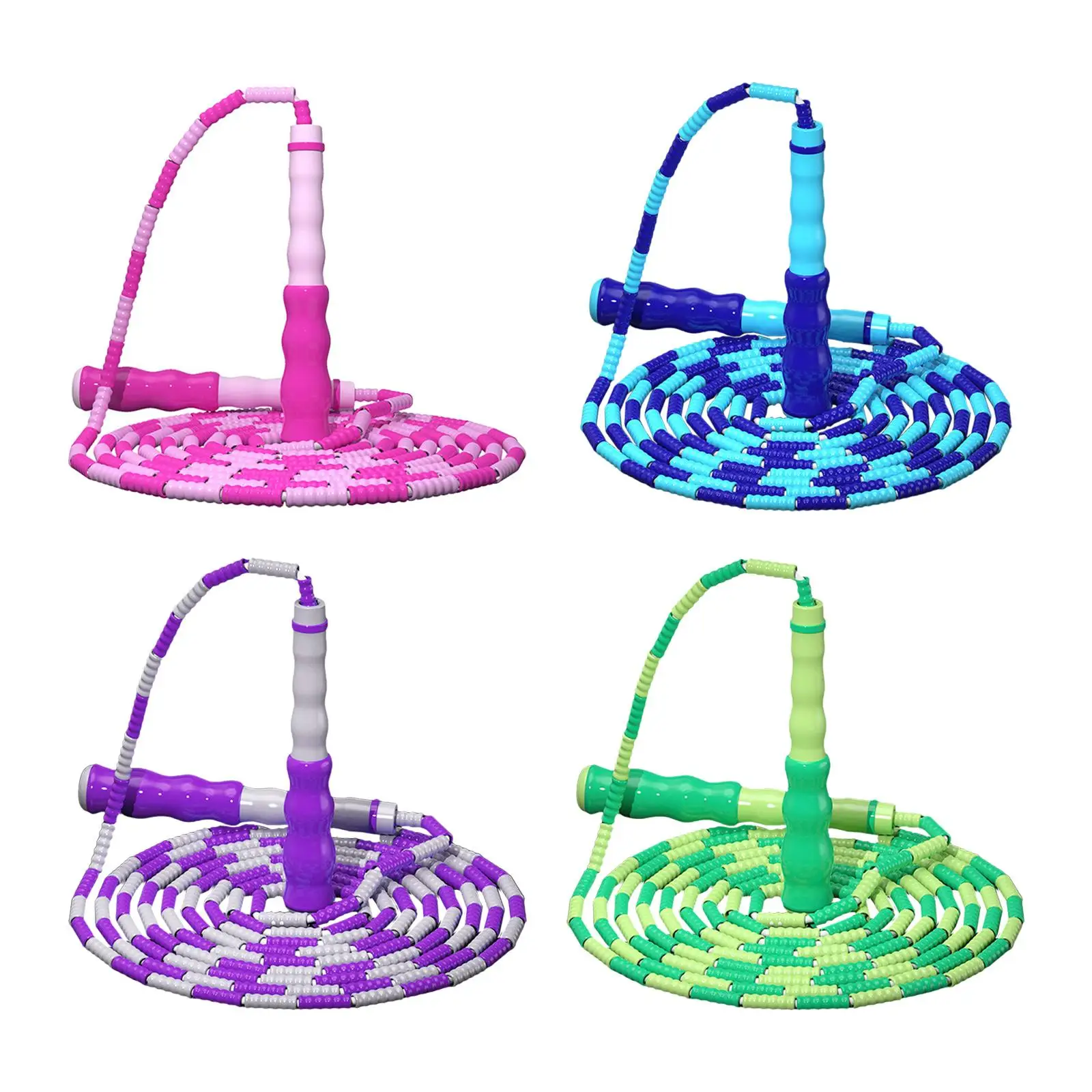 

Скакалка для детей и взрослых, регулируемая Регулируемая мягкая бисерная скакалка