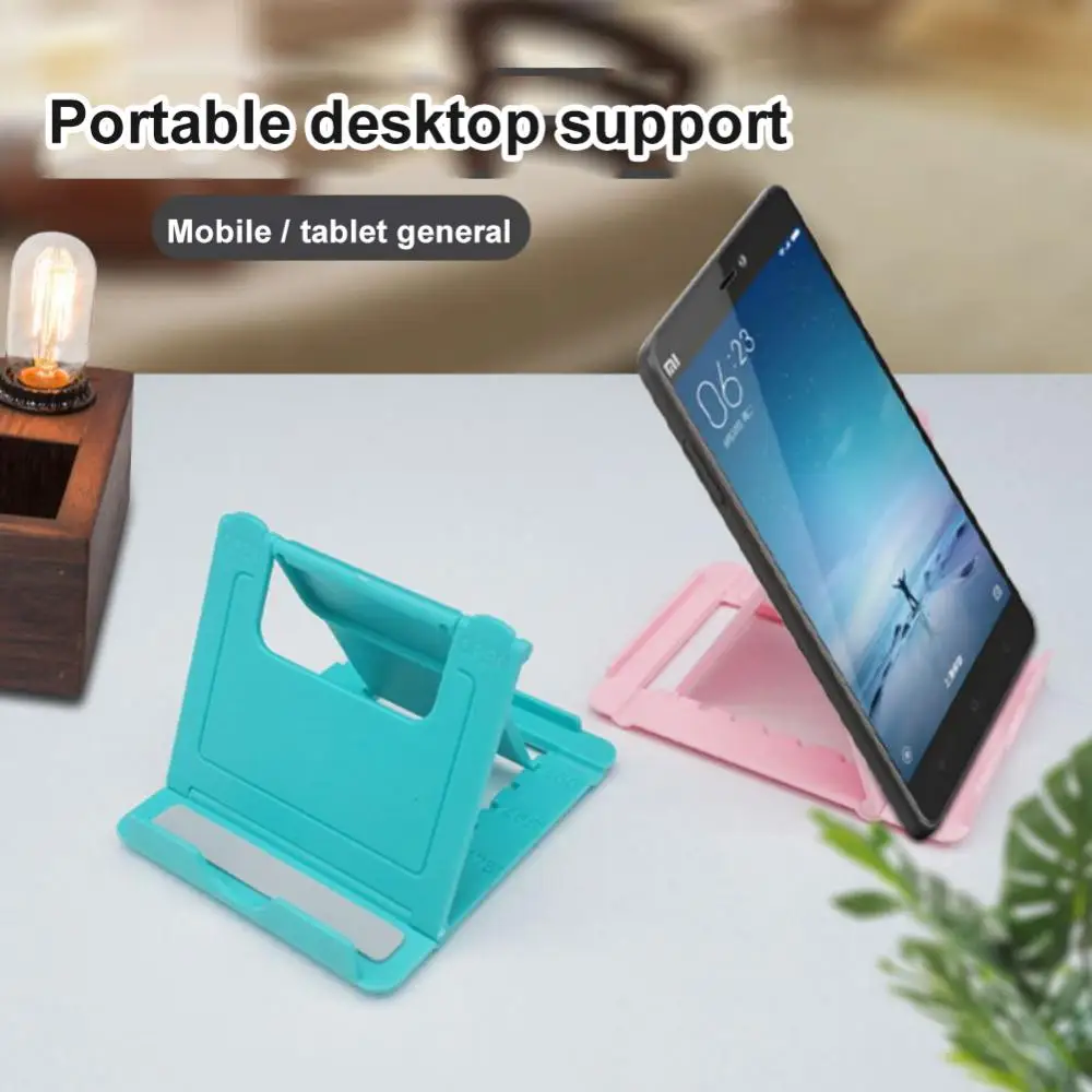 

Adjustable Desktop Stand Desk Folding Desktop Mobile Phone Holder Mount Cell Phone Support Holder Phone Accessories Portable