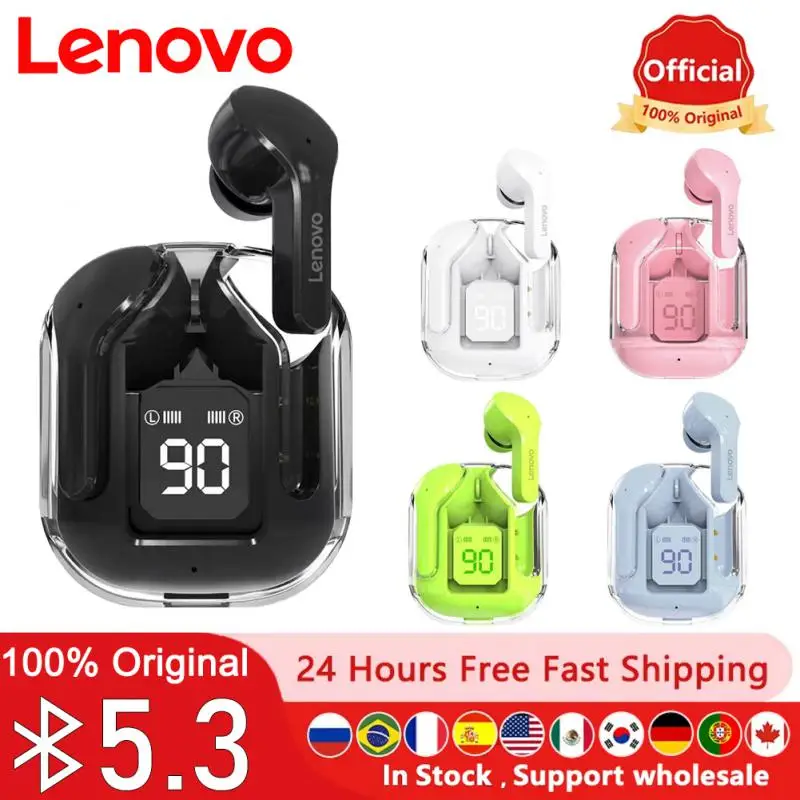 Новые наушники Lenovo Bluetooth 5 3 HiFi бас стерео спортивные наушники-вкладыши с двойным HD