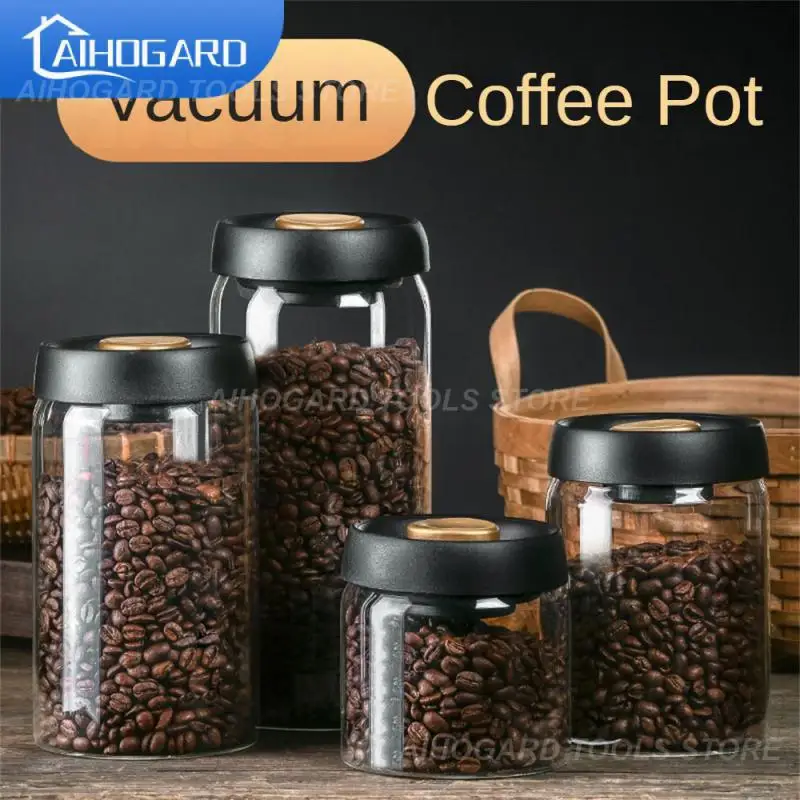 

Food Grade Pp Bottle Cap Vacuum Sealed Storage Tank For Coffee Beans Easy Entry And Exit Household Moisture-proof Containers