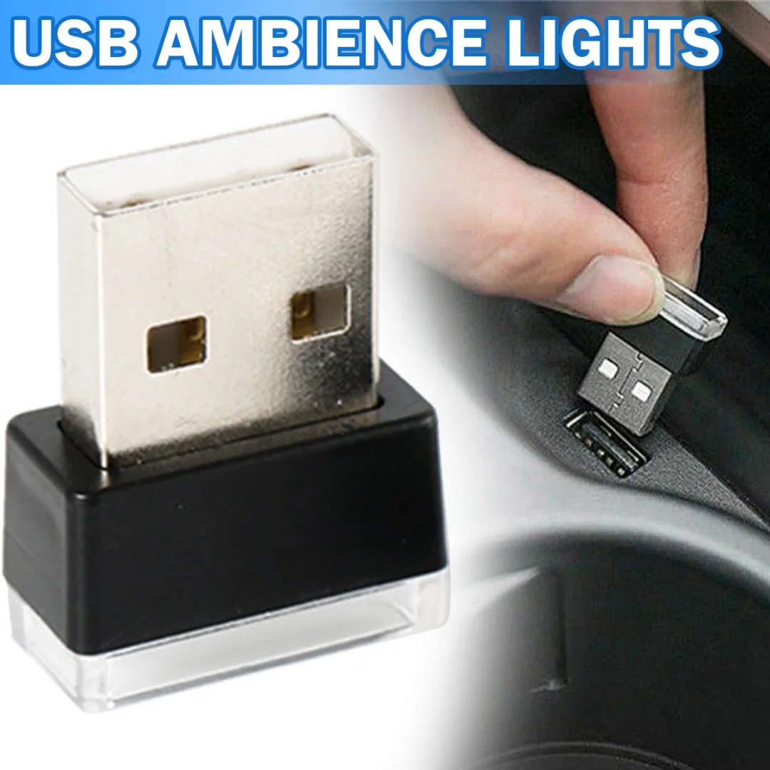 

1 шт., автомобильная USB-лампа для украшения интерьера автомобиля