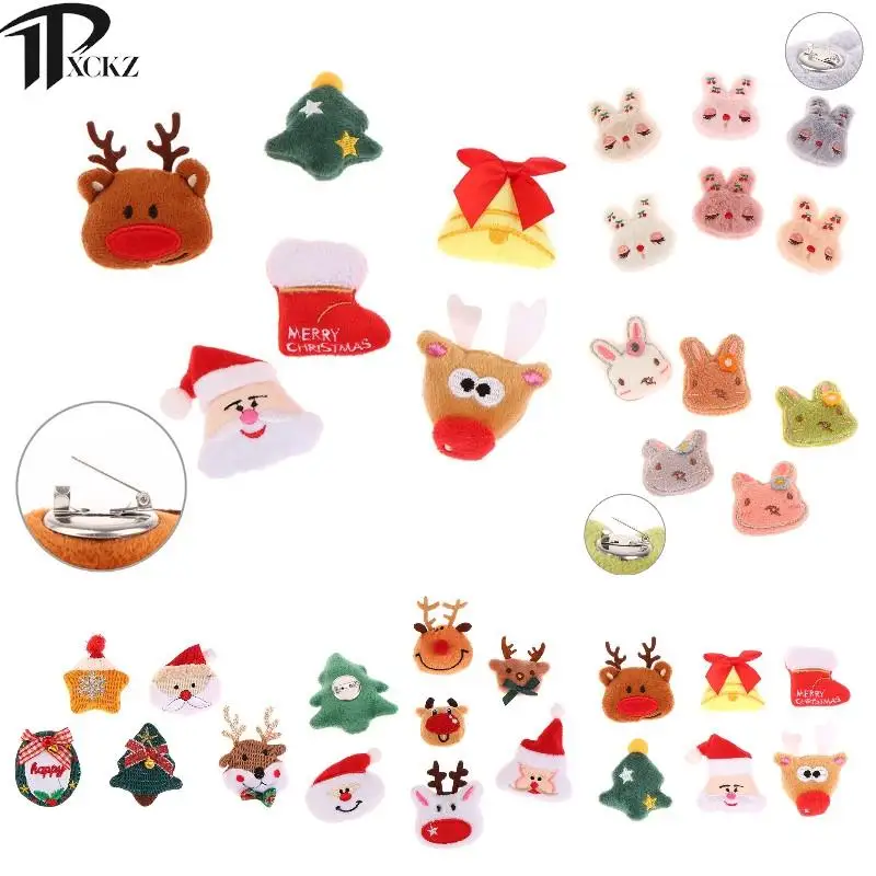 

Christmas Plush Doll Accessories Decoration DIY Handmade Cute Christmas Doll Stuffed Patches Applique Clothes Sewing Supplies