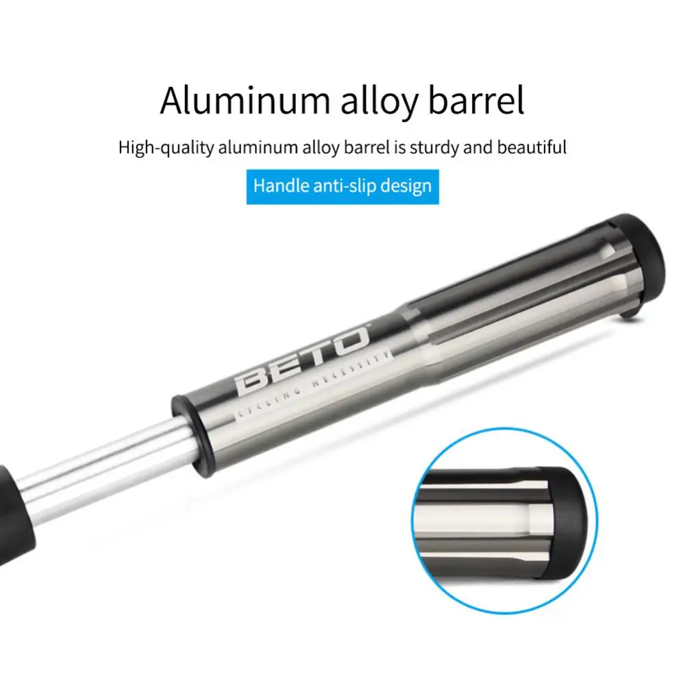 

Насос велосипедный ручной из алюминиевого сплава с манометром