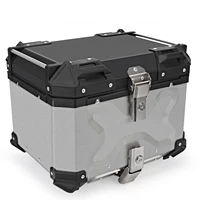 wholesale universal 45l x type aluminium waterproof motorcycle trunk tail box luggage motorcycle accessories side box