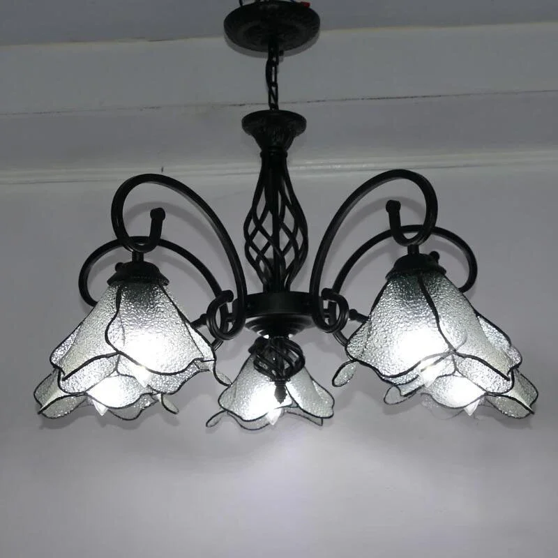 Тила Тиффани Европейская Подвесная лампа для гостиной Средиземное море