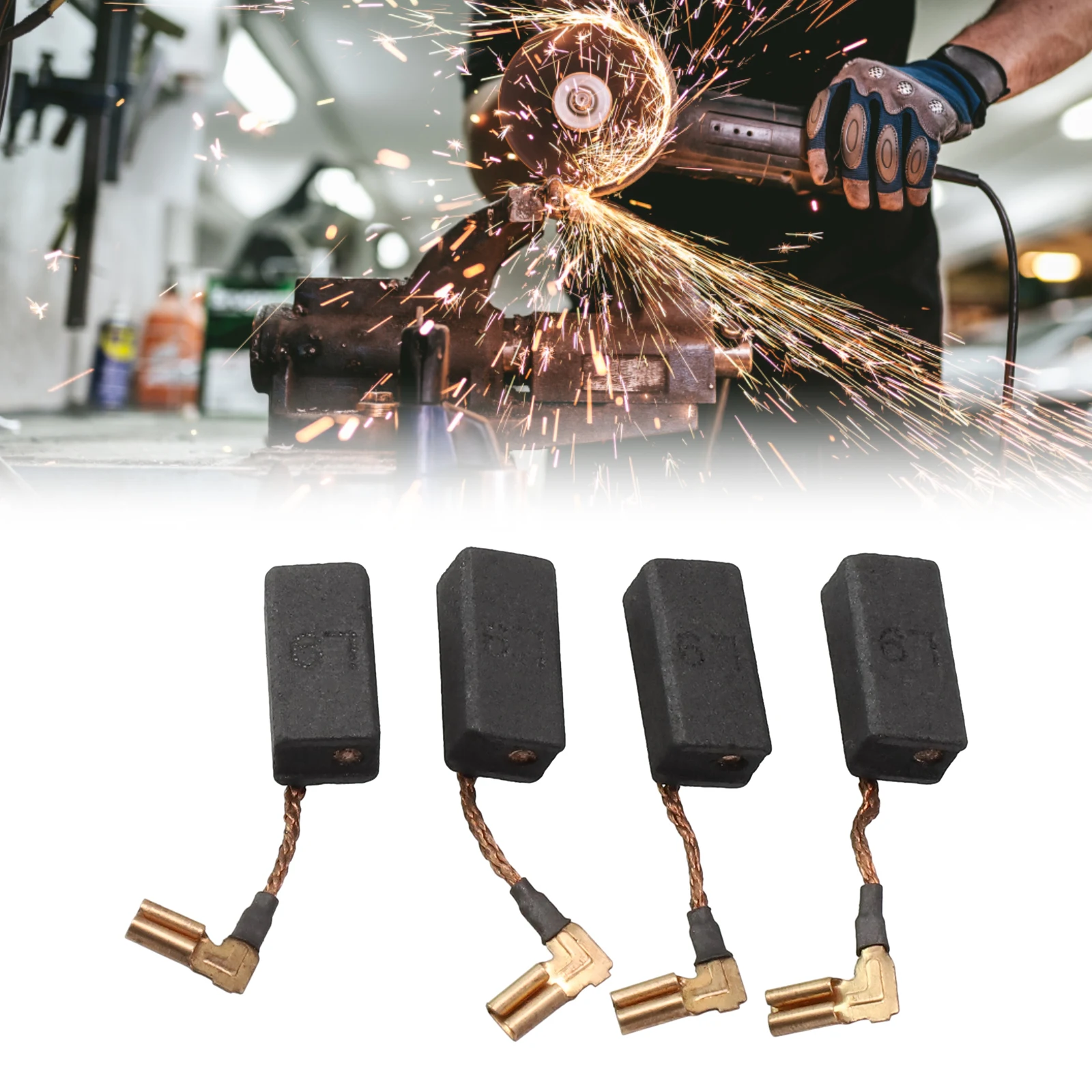

4 шт., детали для угловой шлифовальной машины DWE4120 DWE4011 N097696