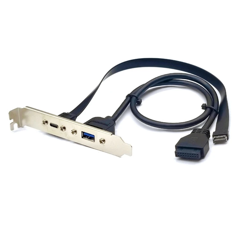 

Usb3.2 Usb 3.2 Front Panel Header Type-E Type E To Type-C C Female Extension Cable With Panel Mount Screw
