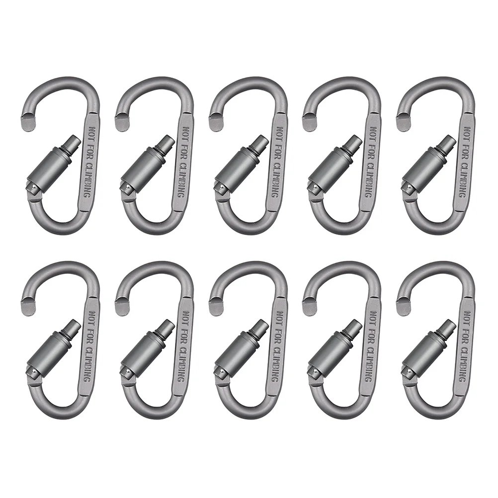 10 шт. походный карабин уличная пряжка карабины гамак крючок для кемпинга