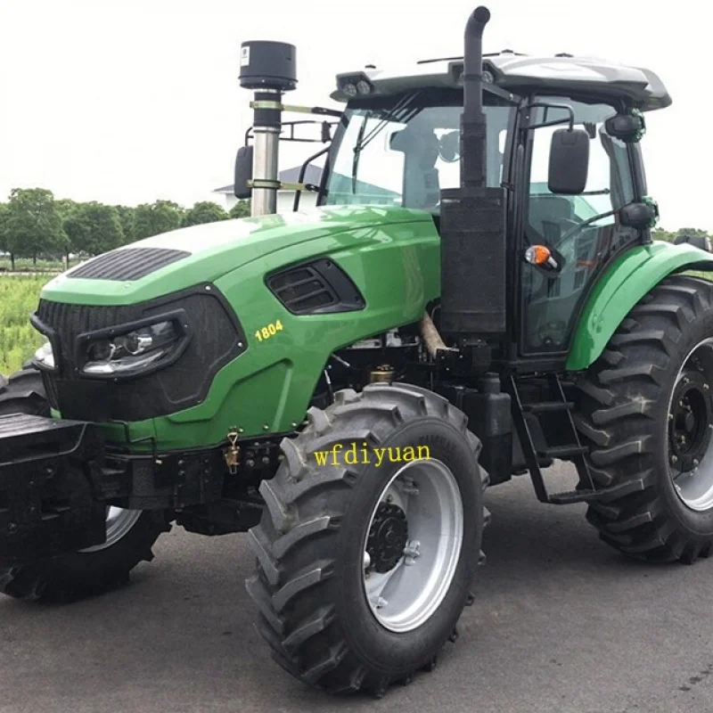 Дешевая цена: 4x4 180hp AC Салонный сельскохозяйственный трактор для