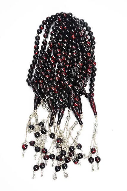 

Iq33rah lü четки черные с красным рисунком 10 шт.