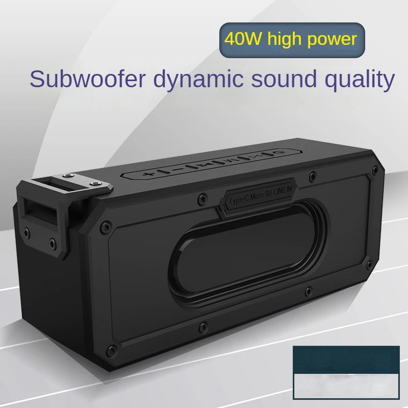 DIVOOM ZEALOT высокомощная Bluetooth-Колонка 40 Вт наружная Водонепроницаемая портативная DSP Bluetooth-аудиокарта сабвуфер
