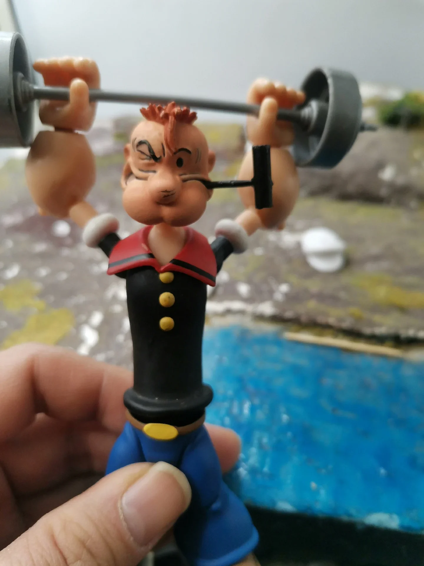 Фото Оригинальная фигурка BFS Popeye: Моряк Попай, отец Попая, Вимпи, Морская ведьма. Коллекционные аниме-фигурки, модели, куклы, игрушки. №5