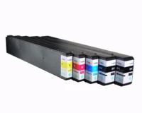 t8581 t8582 t8583 t8584 compatible ink cartridge with chip for epson workforce enterprise wf c20590 printer 5pcs