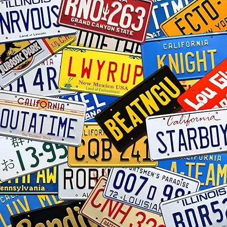 Фото Тунис Алюминий Новинка Номерный номерной знак автомобиля Алюминий №4