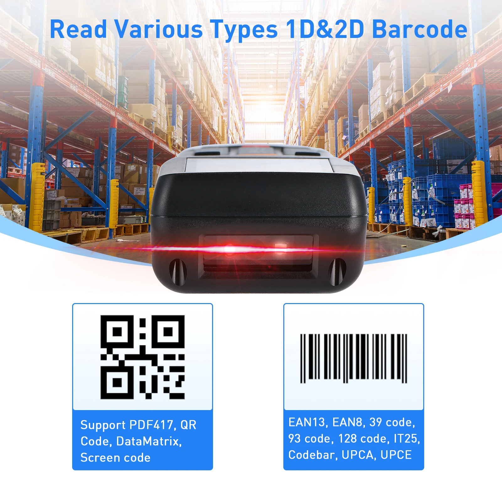 Беспроводной сканер штрих-кода nexolic 8103T QR 2D 1D складской счетчик коллектор