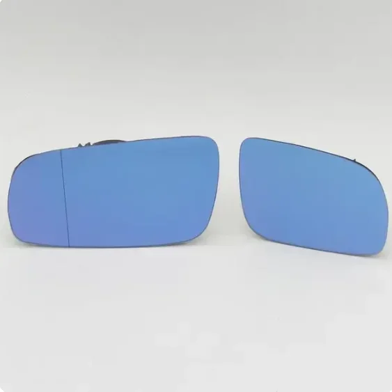 Автомобильное боковое зеркало заднего вида с подогревом, стекло левое и правое, белое и синее для vw Golf 4, JETTA MK4 Passat B5 Bora 1J 1857521   1J 1857522