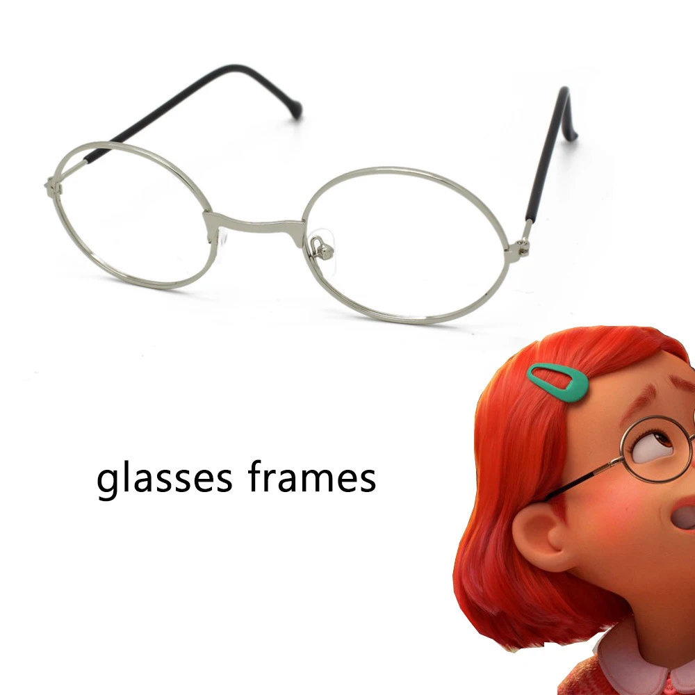 

Disney Movie Turning Red Anime Figure mei mei Glasses Frame Peripheral Keychain Children Christmas Birthday Party Cosplay Gift