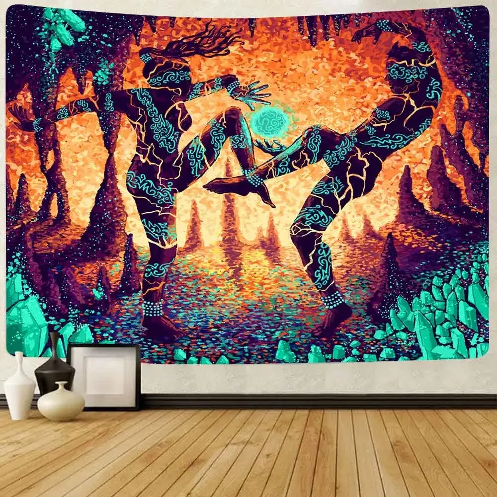 Симпатичный египетский гобелен древний Египет мифология психоделический