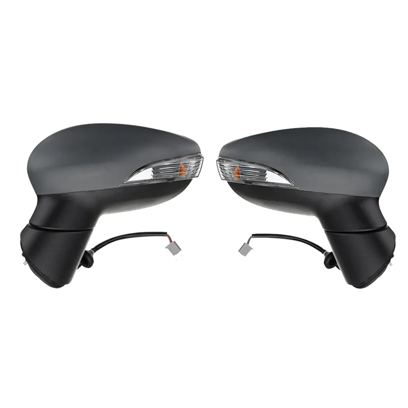 Зеркало для крыла двери автомобиля ручное складное зеркало Ford Fiesta 2009-2017 MK7 MK8 2008-2012